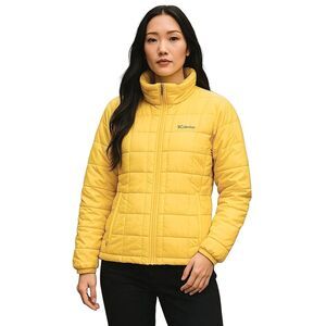 Columbia Yellow Core Interchange Down Duck Feather Filled Puffer Jacket Size M